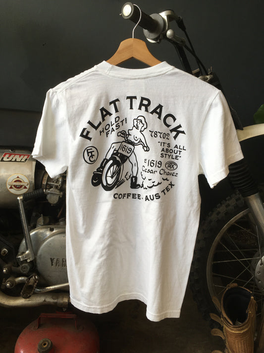 Moto Lady Tee - White