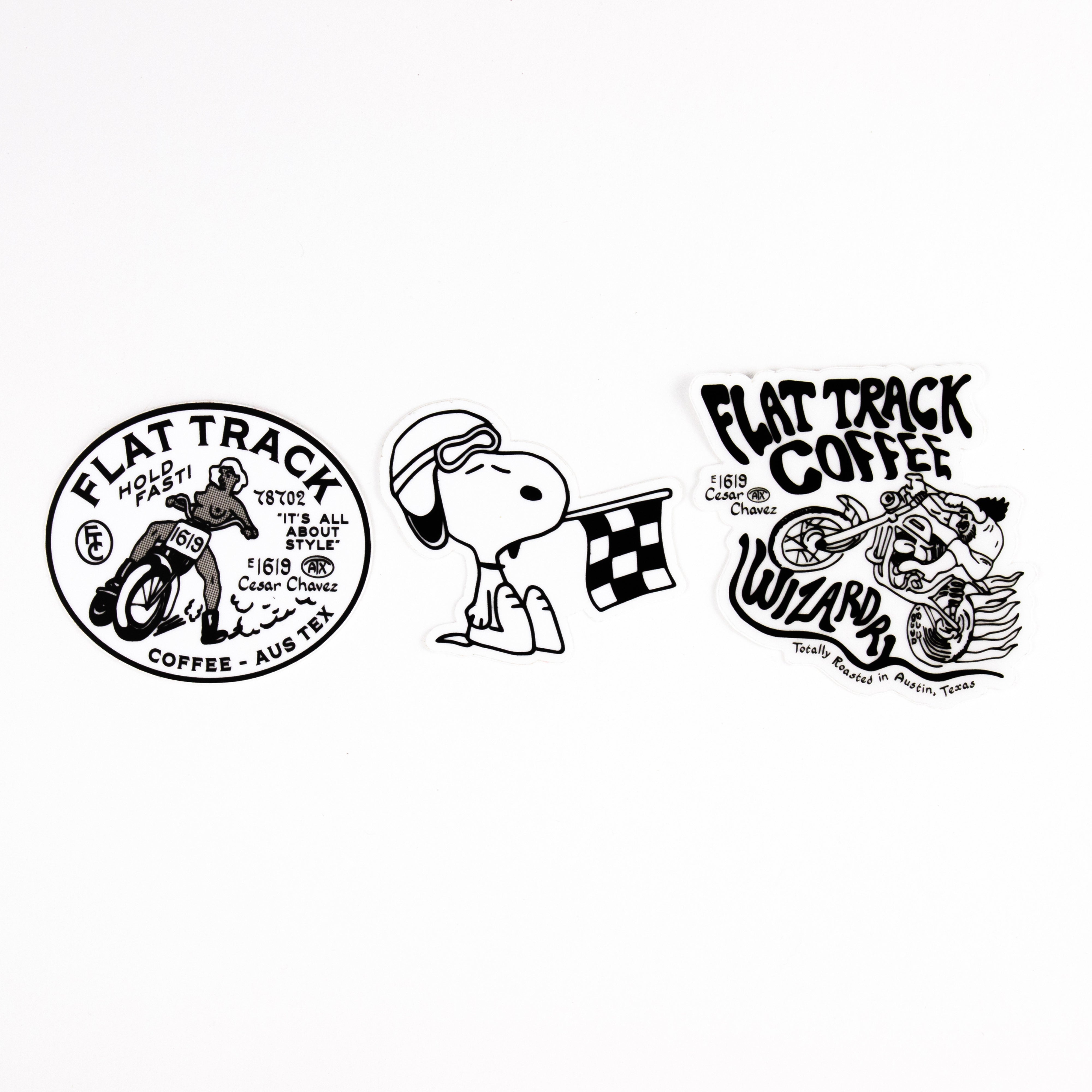 FTC STICKER PACK Flat Track Coffee Roasters